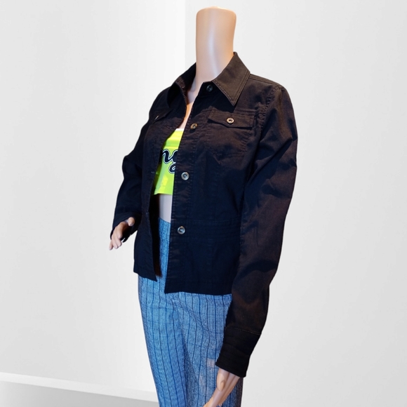 Mexx Women's Y2K Black Stretch Jacket - Picture 6 of 16